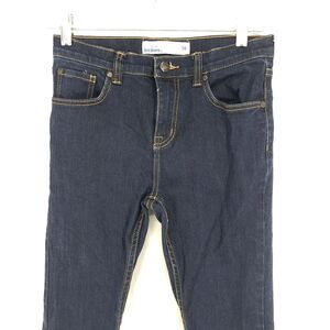 Just Jeans Skinny Mid Rise Dark Wash Blue Denim Jeans Juniors 14 (28x29)